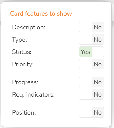 capability board card options