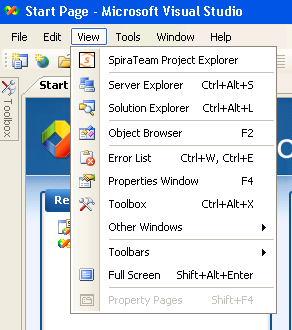 visual studio server explorer add