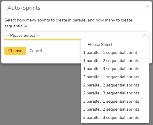 Create Sprints