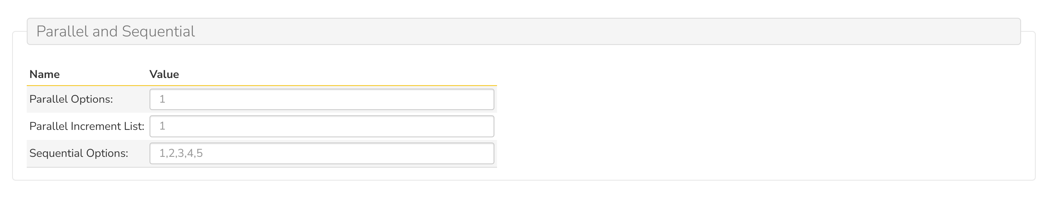 product settings page