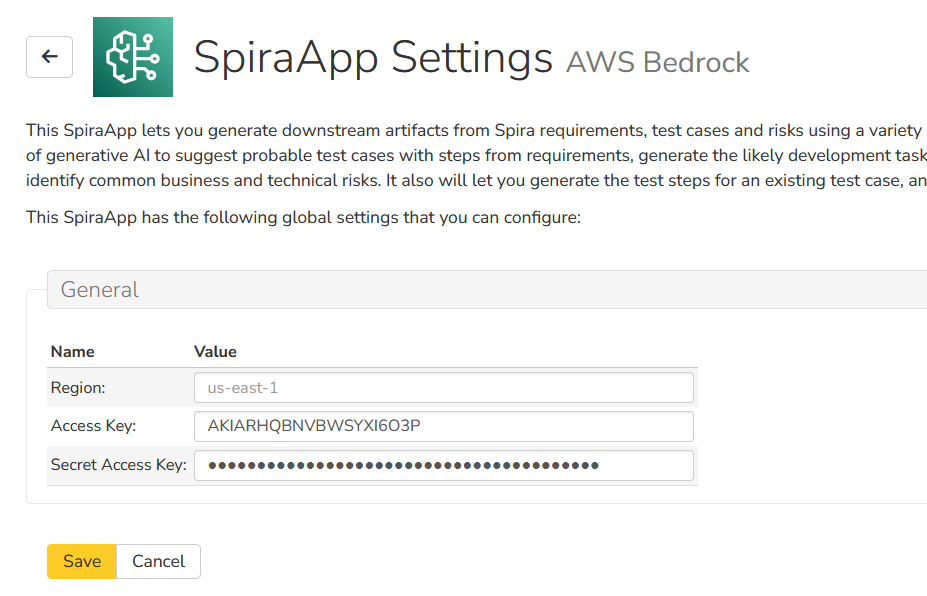 system settings page